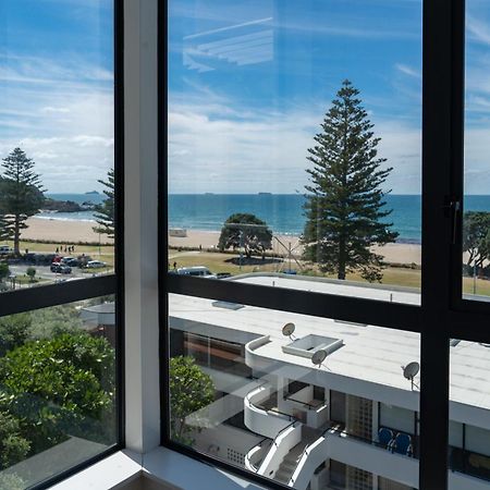 Ocean View Beach Escape - Top Floor Apartments, Mt Maunganui Base Mount Maunganui Exterior foto