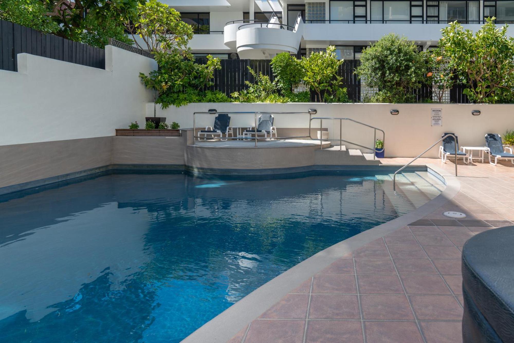 Ocean View Beach Escape - Top Floor Apartments, Mt Maunganui Base Mount Maunganui Exterior foto