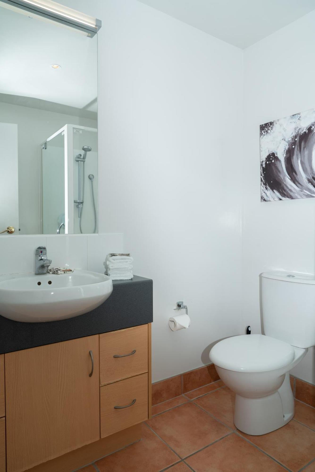 Ocean View Beach Escape - Top Floor Apartments, Mt Maunganui Base Mount Maunganui Exterior foto