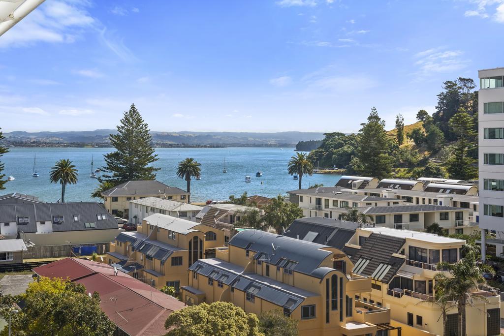 Ocean View Beach Escape - Top Floor Apartments, Mt Maunganui Base Mount Maunganui Exterior foto