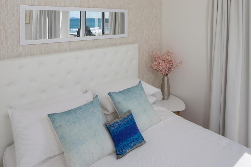 Ocean View Beach Escape - Top Floor Apartments, Mt Maunganui Base Mount Maunganui Exterior foto