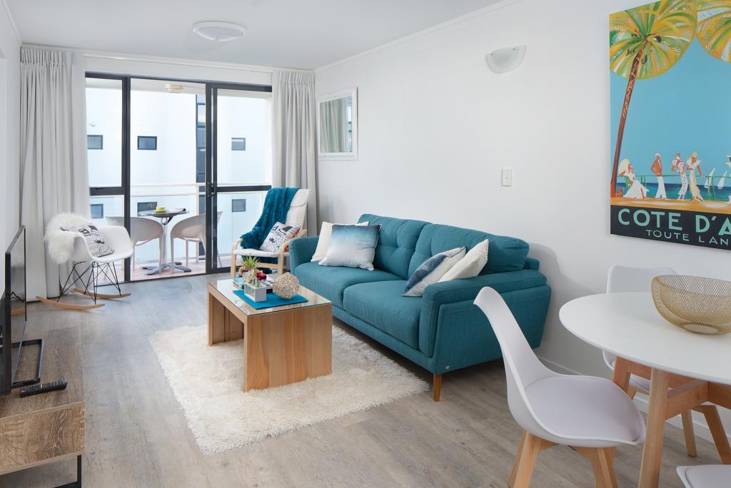 Ocean View Beach Escape - Top Floor Apartments, Mt Maunganui Base Mount Maunganui Exterior foto
